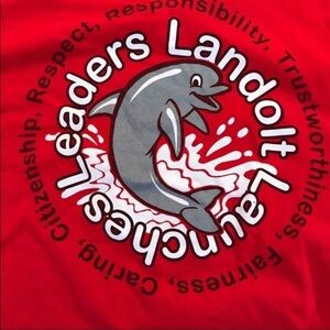 DOLPHIN RED SHIRT MEDIUM SUMMER SOUVENIR